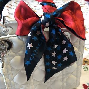 NWT COACH DOUBLE-SIDED SILK SCARF